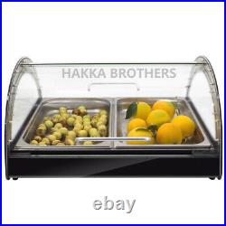 Hakka Commercial Countertop Bakery Display Case Muffins Showcase