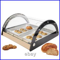 Hakka Commercial Countertop Bakery Display Case Pastry Muffins Food Showcase