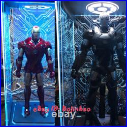 Hall of Armor 4.0 1/6 Scale Iron Man Display Cases LED Stands Dustproof Show Box