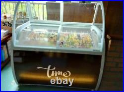 INTBUYING 1 PC 48 Freezer Ice Cream Display Showcase Popsicle Mold Machine 220V