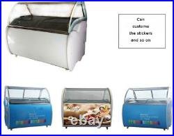 INTBUYING 1 PC 48 Freezer Ice Cream Display Showcase Popsicle Mold Machine 220V