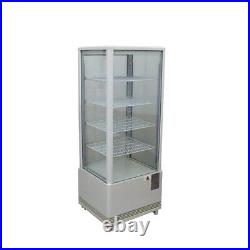 INTBUYING 25.8Gal Refrigerated Bakery Showcase Cake Beverage Display Cabinet110V