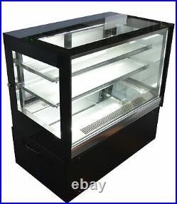 INTBUYING 35 Countertop Refrigerated Cake Showcase Bakery Display Cabinet 220V