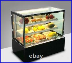 INTBUYING Right Angel Refrigerated Cake Pie Showcase Bakery Display Cabinet 220V