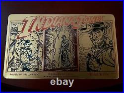 Indiana JonesT THE ORIGINAL TRILOGY Poster Plaque WALL MOUNT Showcase Display