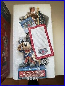 JIM SHORE Walt Disney Showcase American Originals Mickey Mouse Uncle Sam 4004152