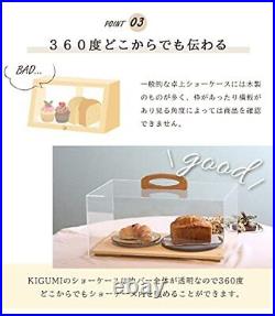 Kigumi Showcase Size Cake Display Cover Case Food Sweets Sample Bread Splash Pre