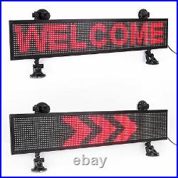 LED Car Programmable Showcase Message Advertising Screen Display Sign Light Bar