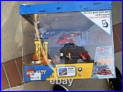 LEGO CITY (60281) Fire Rescue Helicopter Store Display Showcase with Lights