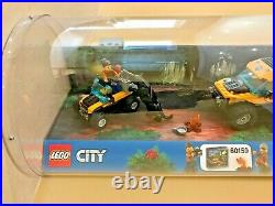 LEGO CITY JUNGLE EXPLORERS HALFTRACK MISSION Toy Shop Display Showcase No. 60159