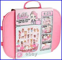 LOL Surprise Fashion Show On-The-Go 4-in-1 Playset and Carrying Case Display