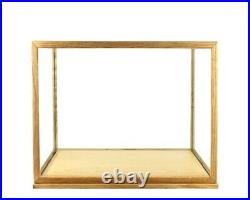 Large Glass and Wooden Frame Display Showcase Cover With Base by EMH 31 cm