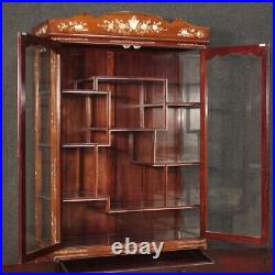 Large Showcase Eastern Furniture Inlaid IN Antique Style Nacre Cupboard
