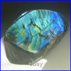 Large Tropical Ocean Blue Chatoyan Polished Labradorite Display lab9028 bl k