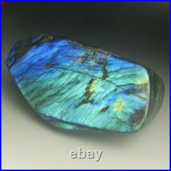 Large Tropical Ocean Blue Chatoyan Polished Labradorite Display lab9028 bl k
