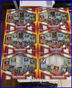 Lot 6 Pokemon Volcanion Mythical Collection Deluxe Boxes With Display Box Sealed
