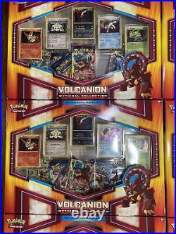 Lot 6 Pokemon Volcanion Mythical Collection Deluxe Boxes With Display Box Sealed