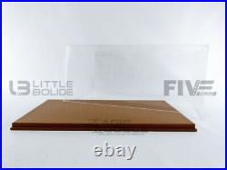 Luxcase 1/12 Display Case Show-case 1/12th Brown Leather Lc12001c