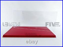 Luxcase 1/12 Display Case Show-case 1/12th Red Leather Lc12001b