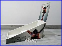 MICHAEL JACKSON THIS IS IT CD 2009 ITALIAN SHOWCASE DISPLAY CARDBOARD with STANDEE
