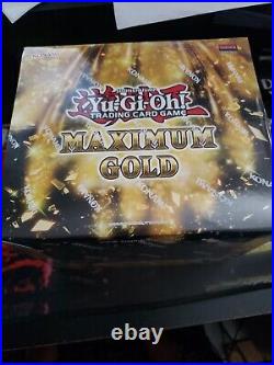 Maximum Gold Box Display of 5 Boxes 1st Edition Sealed Yu-Gi-Oh