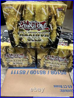 Maximum Gold Display Box 1st Edition Sealed Yu-Gi-Oh! (X3)