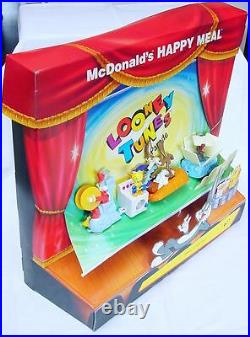 McDonald's Happy Meal LOONY TUNES CHARACTER PARADE Showcase Display Set MIB`96