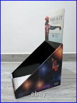 Michael Jackson This Is It DVD 2010 Italian Showcase Display Cardboard Standee