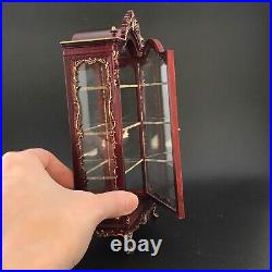 Miniature Showcase Curio Cabinet Display Escaparate Vitrine for 112 dollhouse