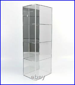 Modellismo 99918011 vetrina display box showcase per 4 caschi scala 12