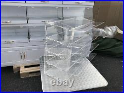 NEW Bakery Showcase Donuts Bagels Pastry Dry Display Case Counter Top