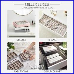 NEW Vlando Miller Jewelry Trays Stackable Showcase Display Drawer Organizer S