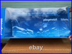 New Toys R US Large 48 Playmobil Lucite Water Scene Store Display Case Showcase