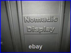 Nomadic Trade Show Green Back Wall Display Assembled Approx 110 X 80 & Case