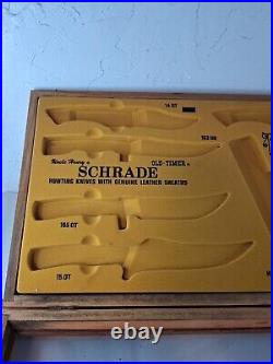 Old Timer, Schrade Uncle Henry Knife Store Countertop Showcase Display Case -