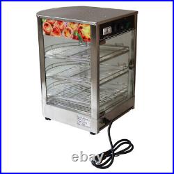 Open Box Commercial Food Heat Egg Tart Showcase Pizza Display Warmer Cabinet