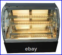 Open Box Countertop Refrigerated Cake Showcase Display Cainet 220V