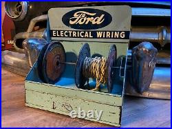 Original Ford Genuine Electrical Wiring Rack Display Vintage V8 Showcase Sign