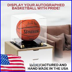 PENNZONI Basketball Display Case, Clear Acrylic Basketball Case Display