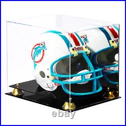 PENNZONI Football Helmet Display Case, Full-Size Helmet Acrylic Display Case