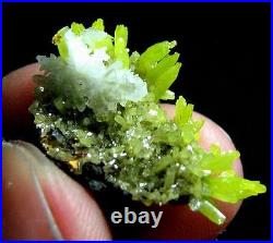 PYROMORPHITE &CERUSSITE crystal cluster, mineral-BZ102