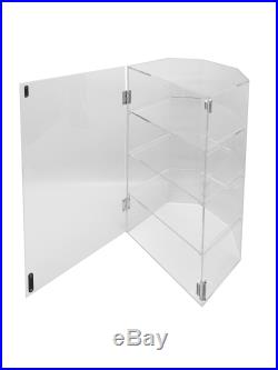 Plaxiglass Clear Acrylic 4 Tier Bakery Pastry Display Holder Showcase Rack Stand