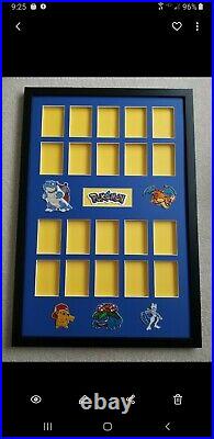 Pokemon 20 Card Display Frame. Showcase Your Favorite Cards. Psa/bgs/one Touch