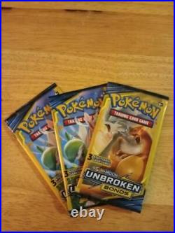 Pokemon UNBROKEN BONDS Display Mega Case with 96 cts (3 cards mini booster)