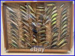 Put The Megabass Lures In Handmade Showcase And Display Total Of 78 Lures. Lure