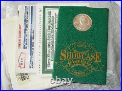 RARE WILLIE MAYS 1992 Showcase Baseball. 999 Silver Medallion COIN in display