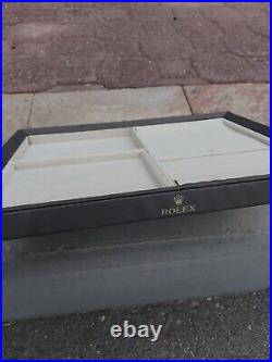 ROLEX Dealer Display Tray Showcase Plateau used Authentic Genuine, Rare