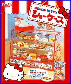 Rare 2010 Re-Ment Hello Kitty Cake, Bread, Food Display Showcase Cabinet