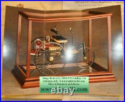 Rare Franklin Mint Glass Display Case Showcase Treasures 15x 10 1/4x 10 3/4