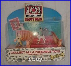 Rare HTF 1991 Mcdonald's 101 Dalmatians Happy Meal Toy Display